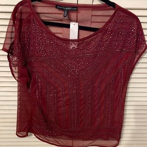 Black House Whit Market sheer dressy top